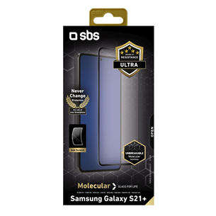Samsung Galaxy S21+ ekraanikaitseklaas SBS Molecular