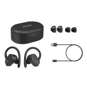 Philips TAA5205, black - True-wireless Sport Earbuds