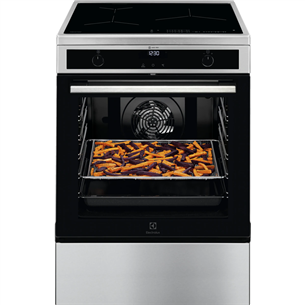 Electrolux, 3 варочные зоны, 73 л, нерж. сталь - Отдельностоящая индукционная плита LKI64852AX