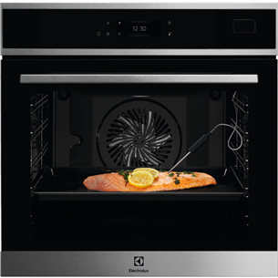Electrolux, 70 L, black/inox - Built-in steam oven EOB8S39WX