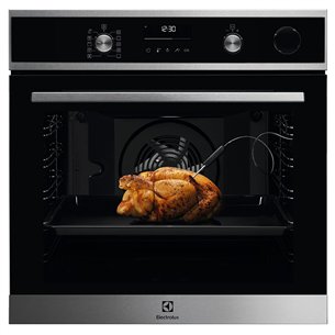 Electrolux SteamCrisp 700, uputatavad nupud, 72 L, roostevaba teras - Integreeritav ahi EOC6P77WX