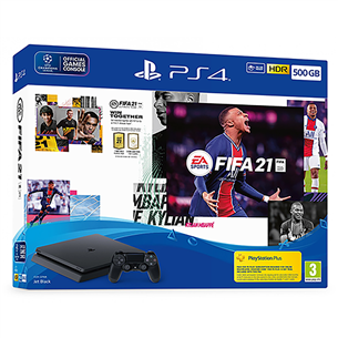 Игровая приставка Sony PlayStation 4 Slim (500 ГБ) + FIFA 21