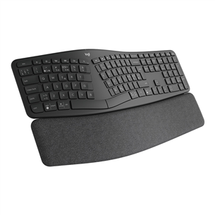 Wireless keyboard ERGO K860, Logitech (ENG)