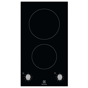Electrolux, width 29 cm, frameless, black - Built-in Ceramic Hob LHR3210CK
