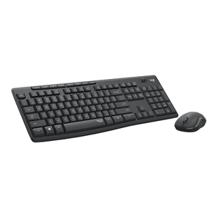 Logitech Slim Combo MK295, US, must - Juhtmevaba klaviatuur + hiir