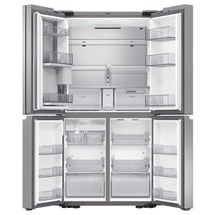 Samsung, 647 L, height 183 cm, silver - SBS Refrigerator