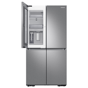 Samsung, 647 л, высота 183 см, нерж. сталь - SBS-холодильник
