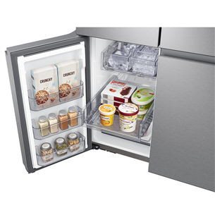 Samsung, 647 L, height 183 cm, silver - SBS Refrigerator