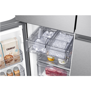 Samsung, 647 L, height 183 cm, silver - SBS Refrigerator