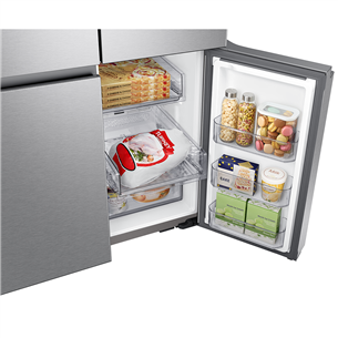 Samsung, 647 L, height 183 cm, silver - SBS Refrigerator
