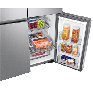 Samsung, 647 L, height 183 cm, silver - SBS Refrigerator