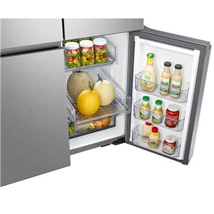 Samsung, 647 L, height 183 cm, silver - SBS Refrigerator