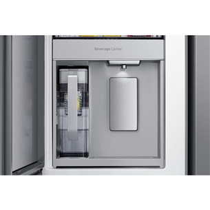 Samsung, 647 л, высота 183 см, нерж. сталь - SBS-холодильник