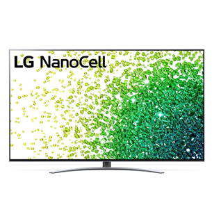 LG NanoCell 4K UHD, 65'', центральная подставка, черный - Телевизор