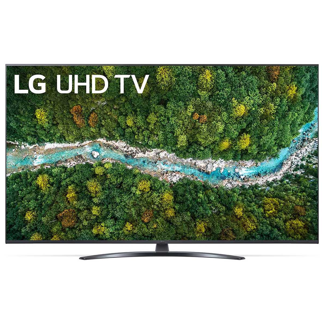 LG LCD 4K UHD, 55'', jalg keskel, must - Teler