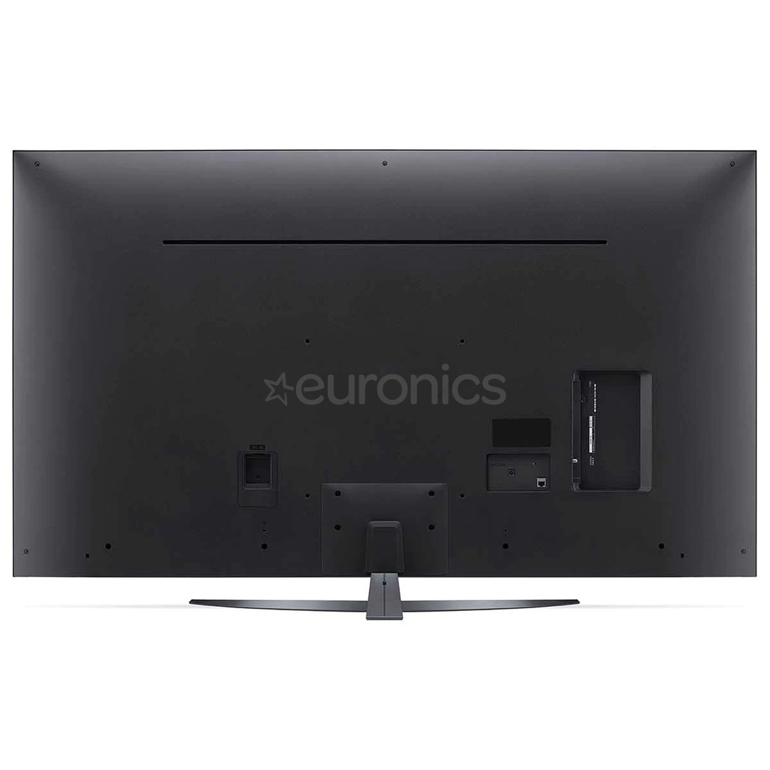 LG LCD 4K UHD, 55'', jalg keskel, must - Teler