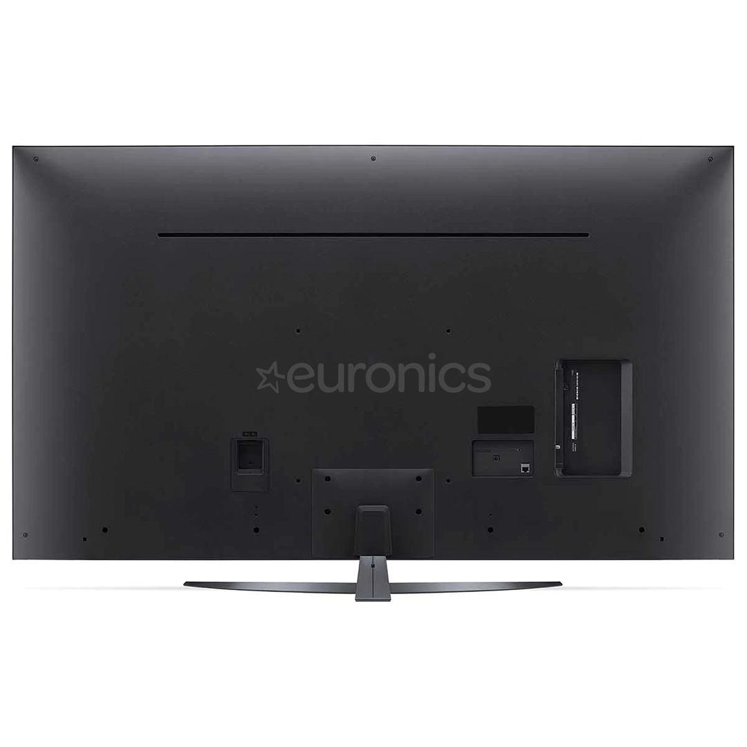 LG LCD 4K UHD, 55'', jalg keskel, must - Teler