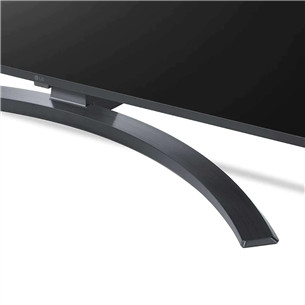 LG LCD 4K UHD, 55'', jalg keskel, must - Teler