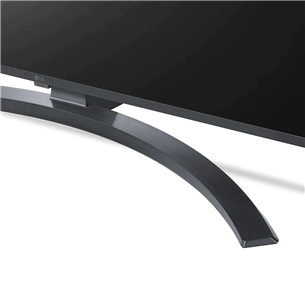 LG LCD 4K UHD, 55'', jalg keskel, must - Teler