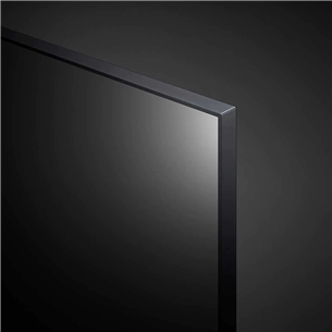 LG LCD 4K UHD, 55'', jalg keskel, must - Teler