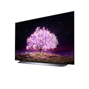 LG OLED55C11LB, 55'', 4K UHD, OLED, central stand, black - TV