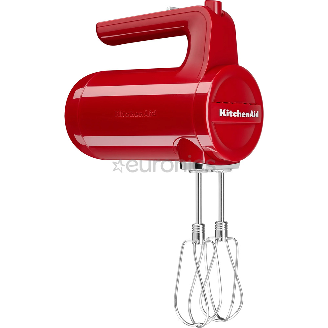 KitchenAid, red - Cordless hand mixer