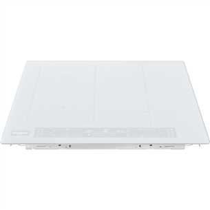 Whirlpool, width 59 cm, frameless, white - Built-in Induction Hob