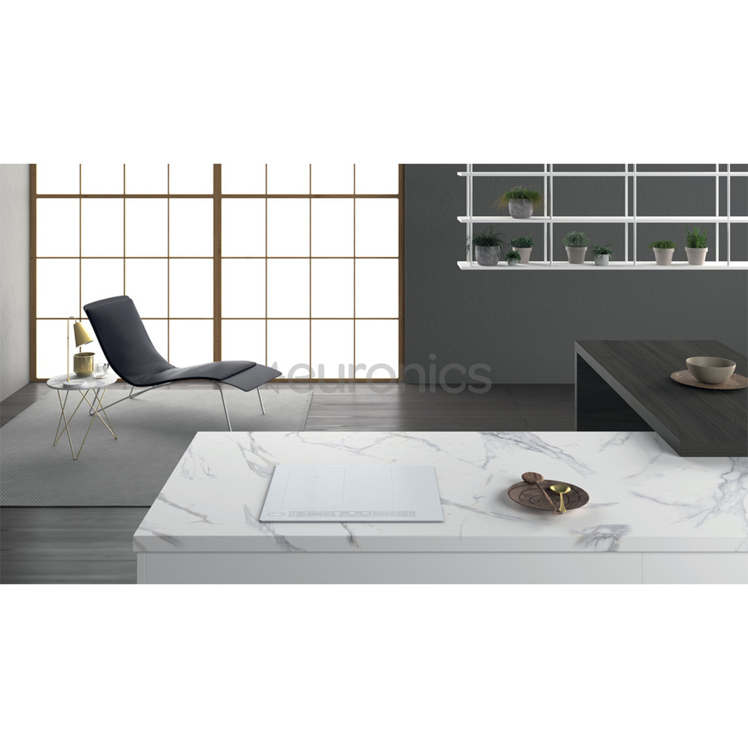 Whirlpool, width 59 cm, frameless, white - Built-in Induction Hob