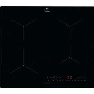 Electrolux 300, width 59 cm, frameless, black - Built-in Induction Hob LIL61434C