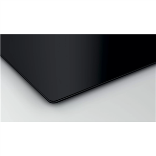 Bosch Serie 4, ширина 59,2 см, без рамы, черный - Интегрируемая индукционная варочная панель с вытяжкой
