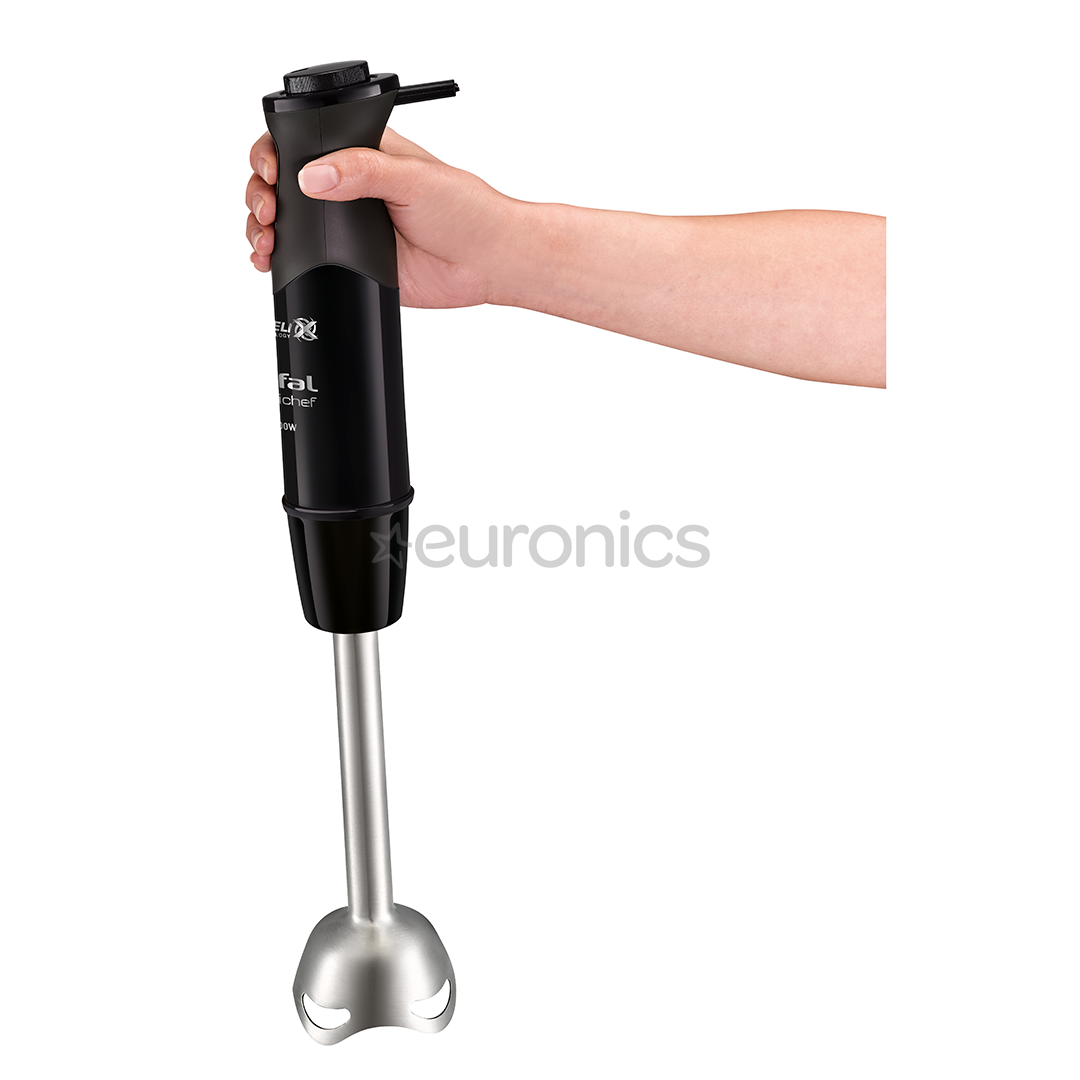 section silhouette turn around Tefal OptiChef 2in1, 800 W, black - Hand blender, HB6418 | Euronics