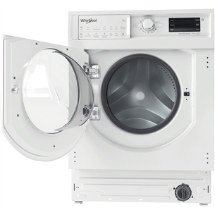 Whirlpool, 7 kg / 5 kg, sügavus 55 cm, 1400 p/min - Integreeritav kuivatiga pesumasin