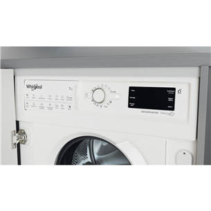 Whirlpool, 7 kg / 5 kg, depth 55 cm, 1400 rpm - Built-in Washer-Dryer Combo