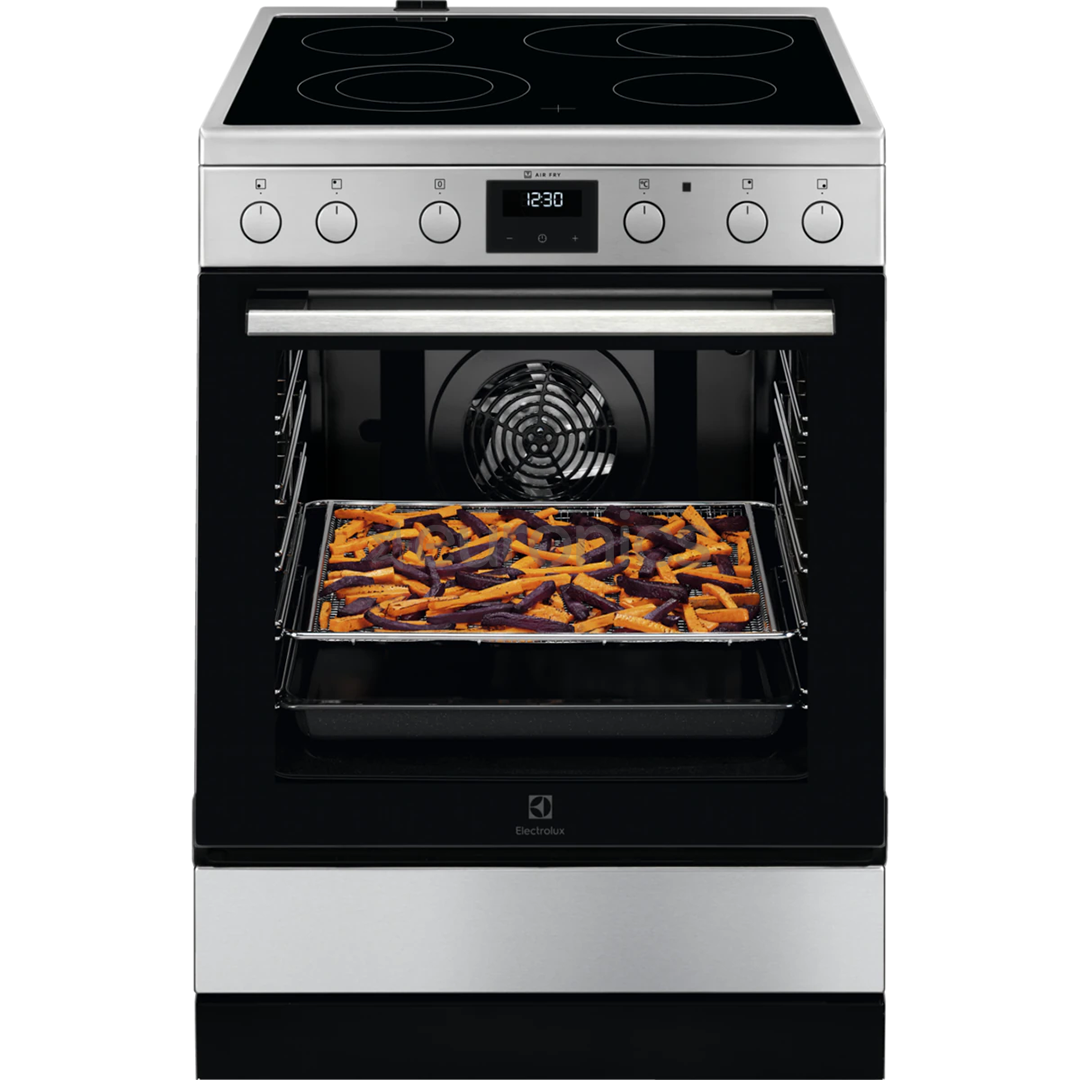 Electrolux SurroundCook, uputatavad nupud, 73 L, roostevaba teras - Eraldiseisev keraamiline pliit