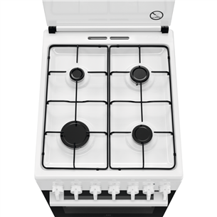 Electrolux, 54 L, white - Freestanding Gas Cooker with Electric Oven
