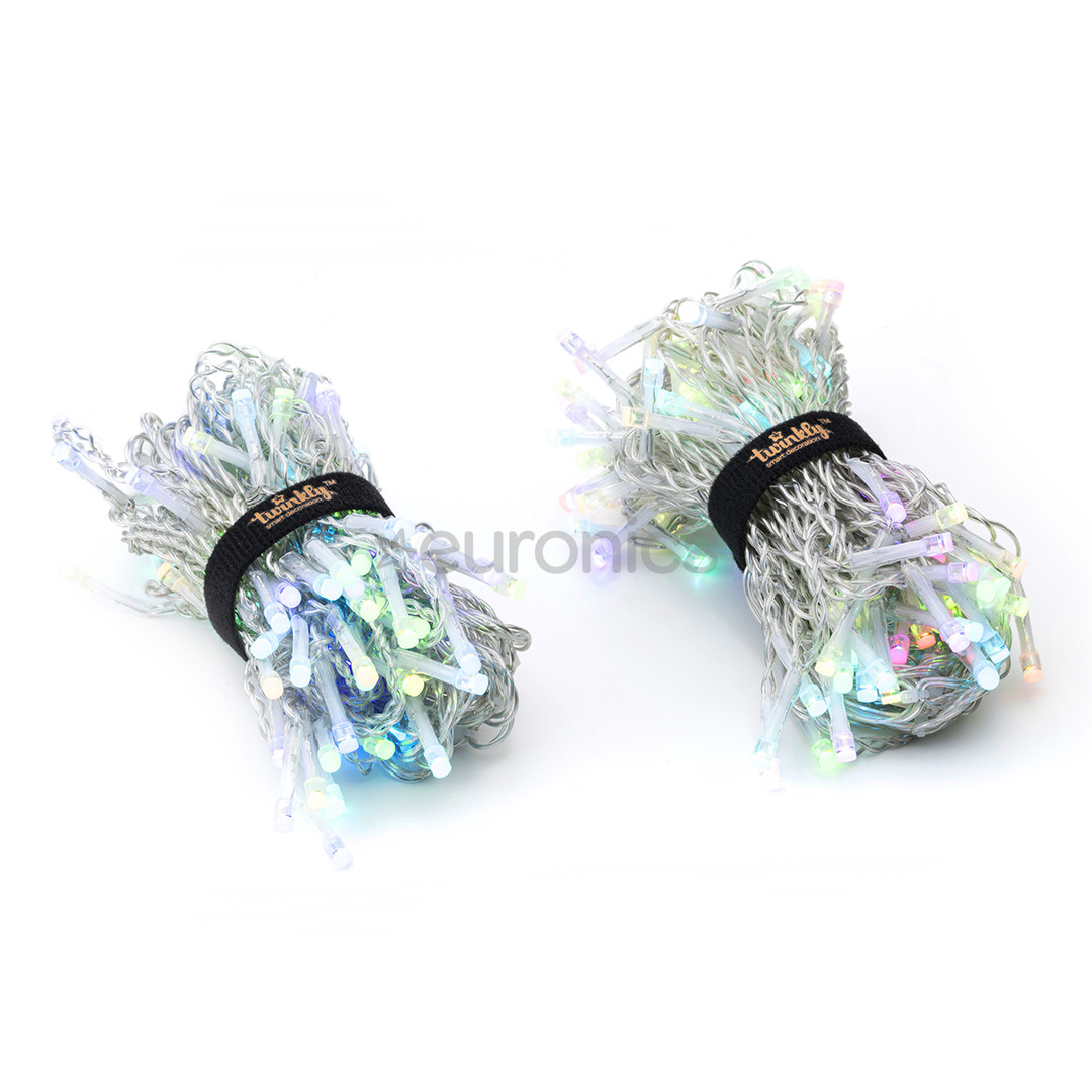Twinkly Icicle 190 RGB LEDs (Gen II), IP44, 8,5 м, прозрачный - Умная гирлянда