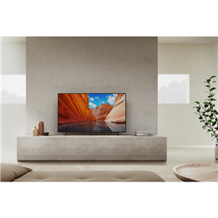 Sony LCD 4K UHD, 43", боковые ножки, черный - Телевизор