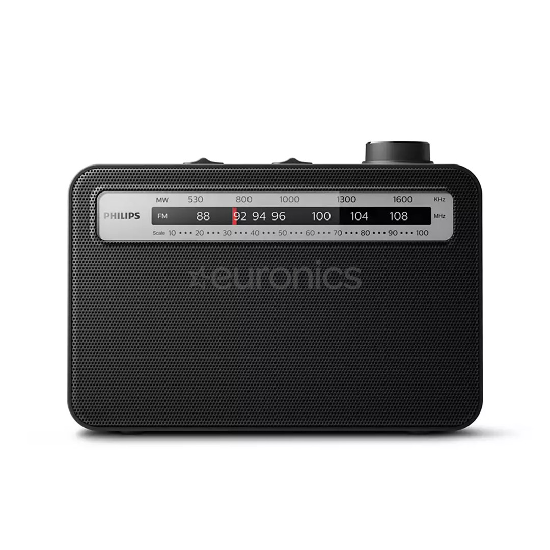 Philips, FM, analoog, must - Kaasaskantav raadio