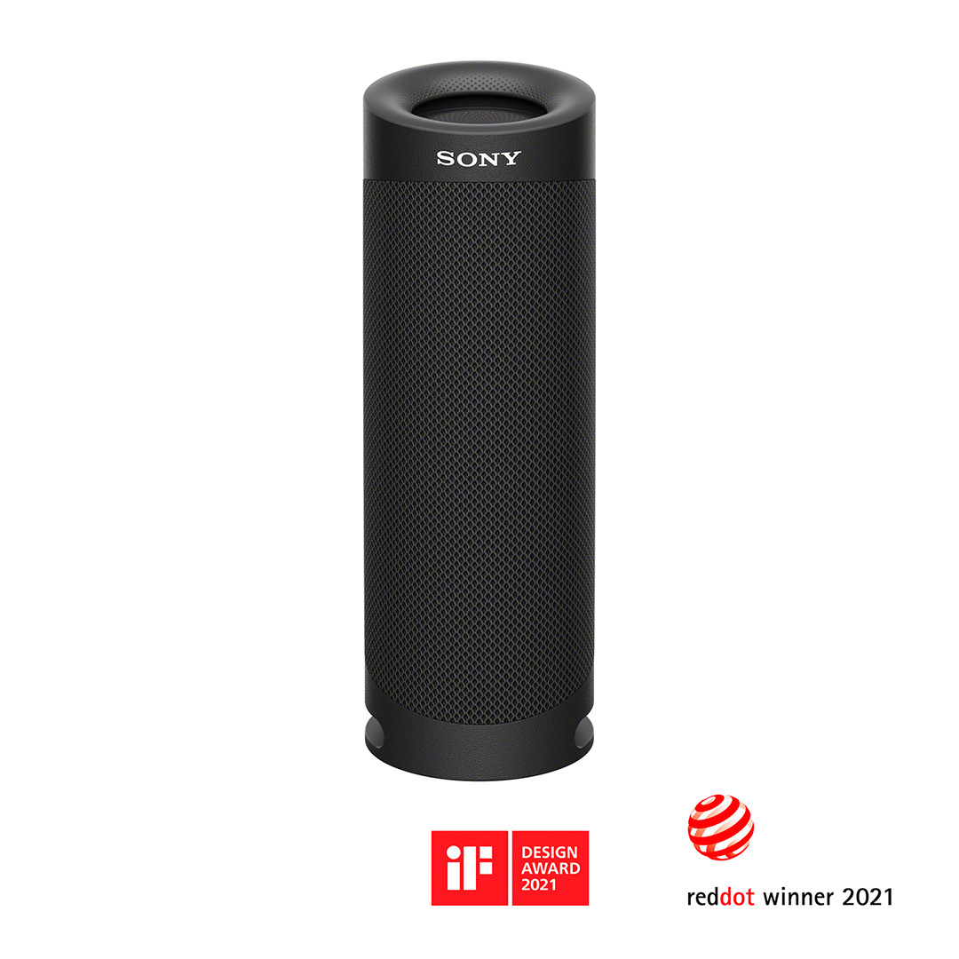 Sony SRS-XB23, must - Kaasaskantav juhtmevaba kõlar