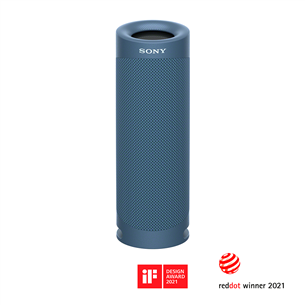 Sony SRS-XB23, синий - Портативная беспроводная колонка SRSXB23L.CE7
