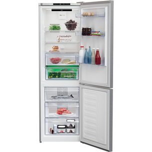 Beko, NeoFrost, height 185.2 cm, 324 L, gray - Refrigerator
