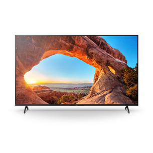 Sony LCD 4K UHD, 55", боковые ножки, черный - Телевизор