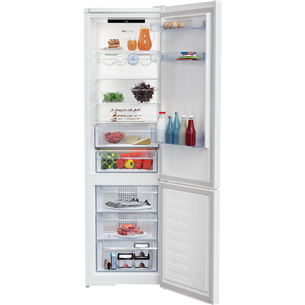 Beko, height 202.5 cm, 362 L, white - Refrigerator