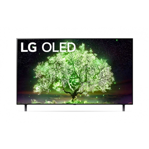 LG OLED 4K UHD, 77'', боковые ножки, черный - Телевизор