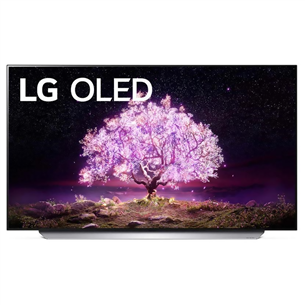 LG OLED65C11LB, 65'', 4K UHD, OLED, центральная подставка, серебристый - Телевизор