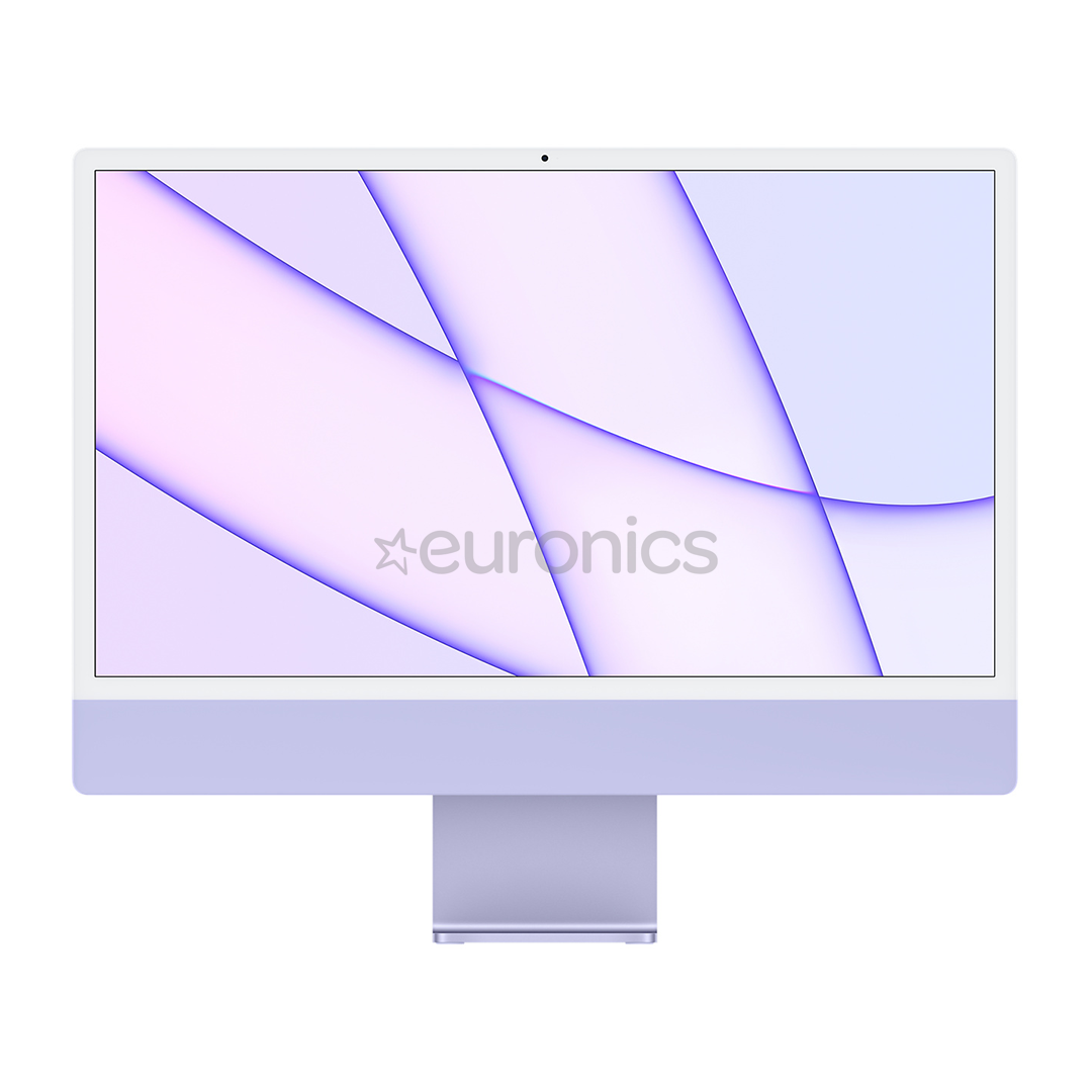 Apple iMac 24" (2021), M1 8C/8C, 16 GB, 512 GB, SWE, lilla - Kõik-ühes lauaarvuti
