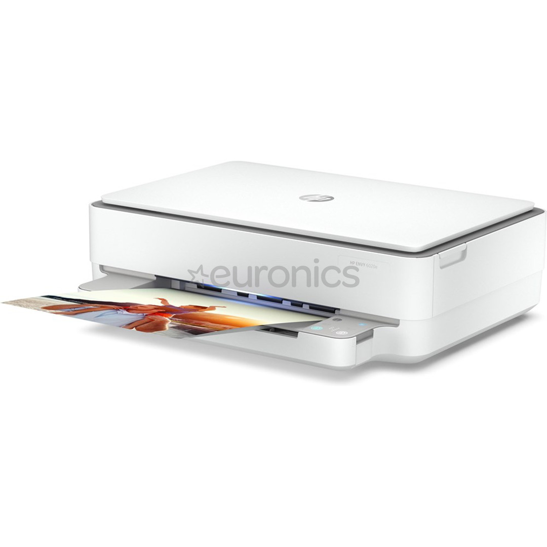 HP ENVY 6020e All-in-One, BT, WiFi, dupleks, valge - Multifunktsionaalne värvi-tindiprinter