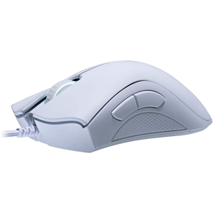 Razer Deathadder Essential, valge - Juhtmega optiline hiir