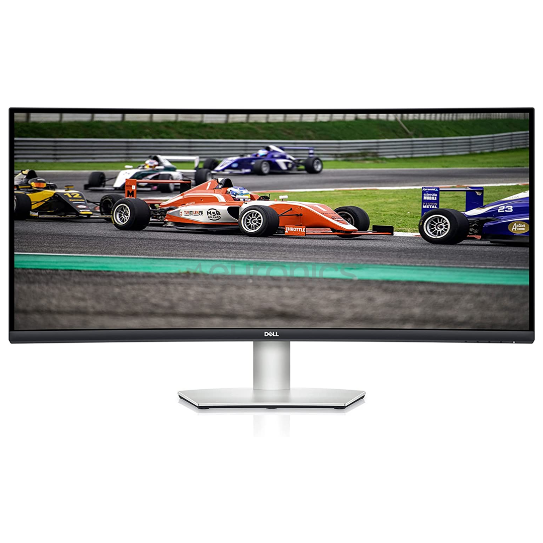 Dell S3422DW, 34", WQHD, LED VA, 100 Hz, curved, silver - Monitor
