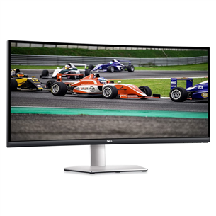 Dell S3422DW, 34", WQHD, LED VA, 100 Hz, nõgus, hõbedane - Monitor